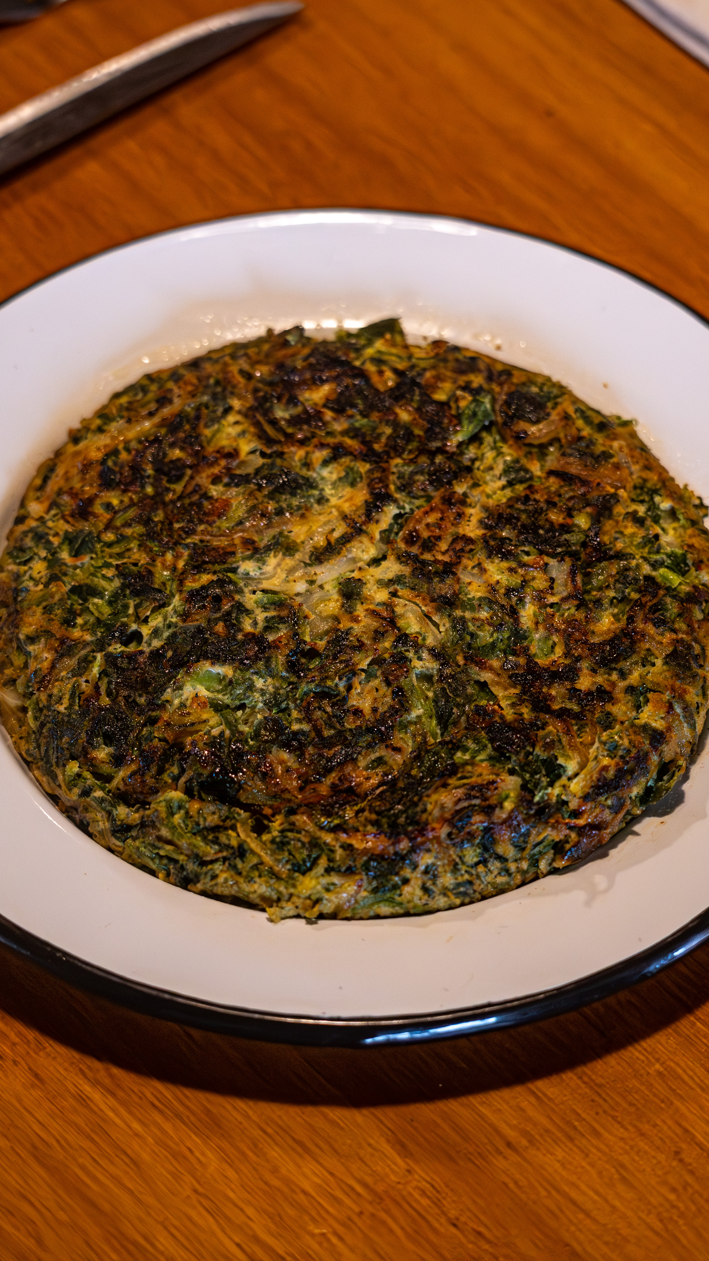 Tortilla de espinaca - Imagen 2